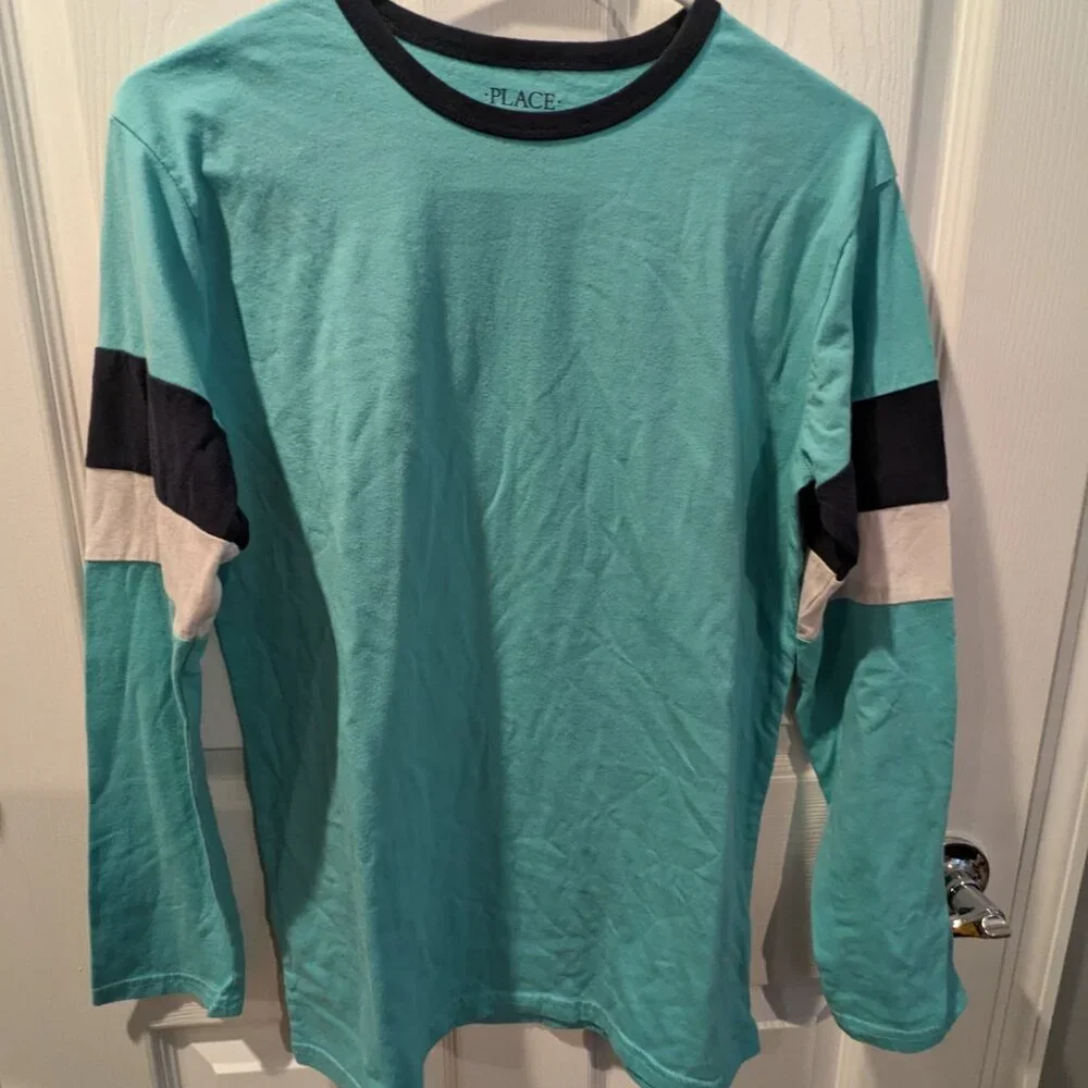 Two Children's Place Boy's Long Sleeve T-Shirts, Size XXL, Bundle